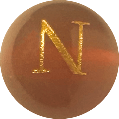 Red Onyx Initial N